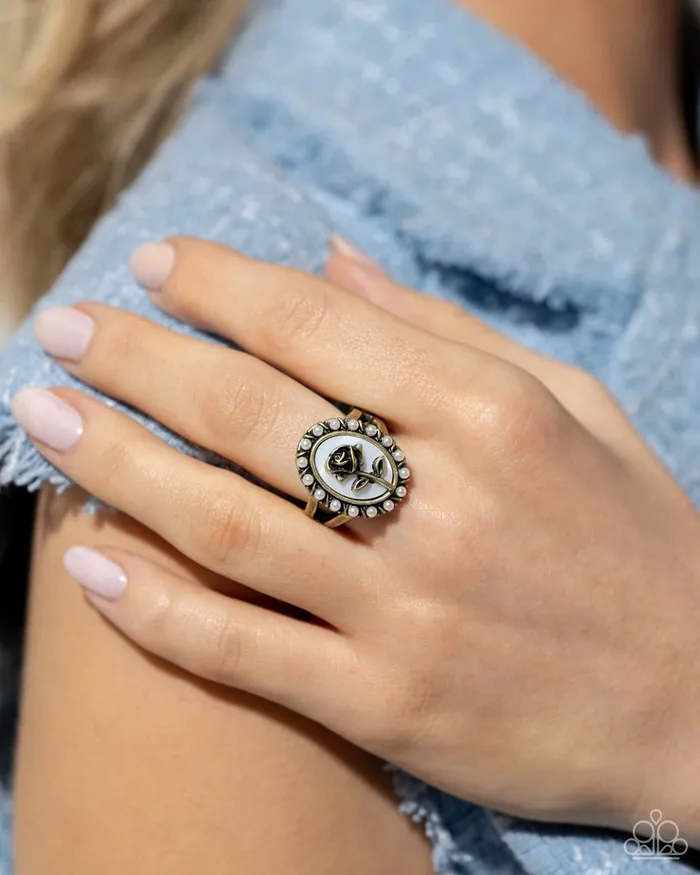 Rings Paparazzi Jewelry Paparazzi Ring Rosy Reminder Brass