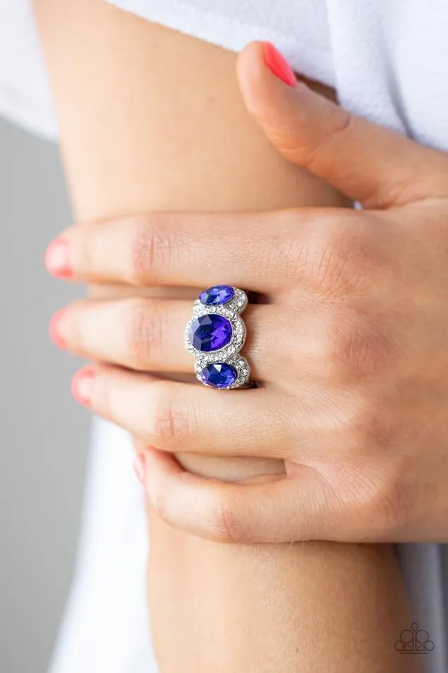 Rings Paparazzi Jewelry Paparazzi Ring Royal Residence Blue