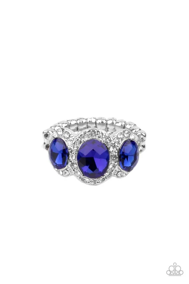 Rings Paparazzi Jewelry Paparazzi Ring Royal Residence Blue Rings Paparazzi Jewelry Paparazzi Ring Royal Residence Blue