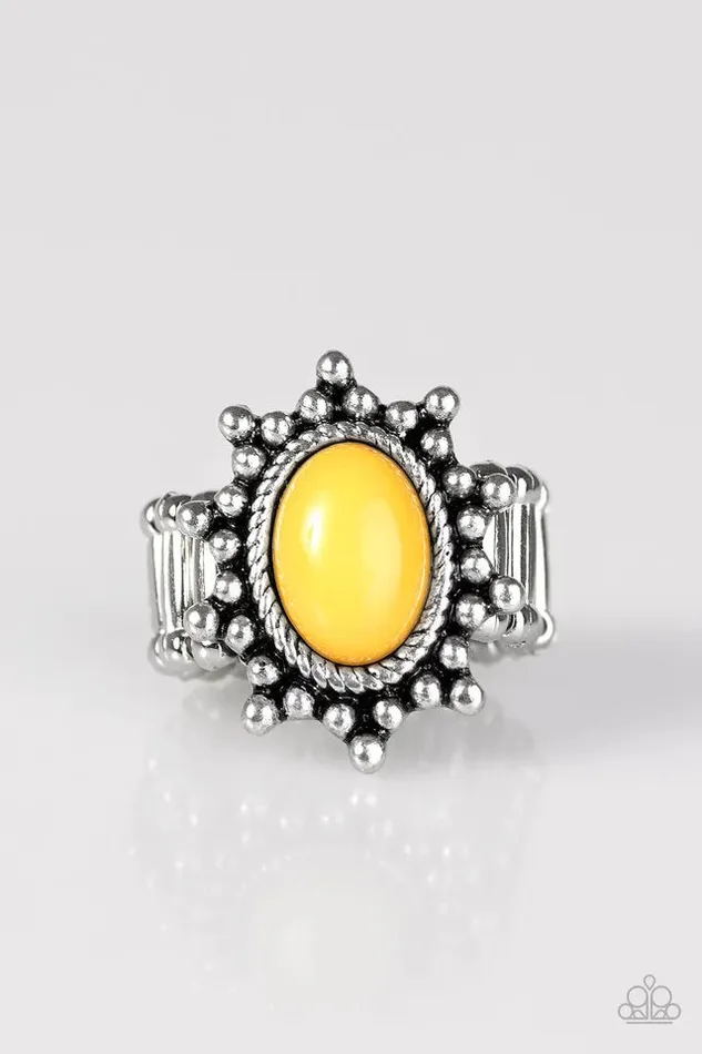 Rings Paparazzi Jewelry Paparazzi Ring Seasonal Sunshine Yellow