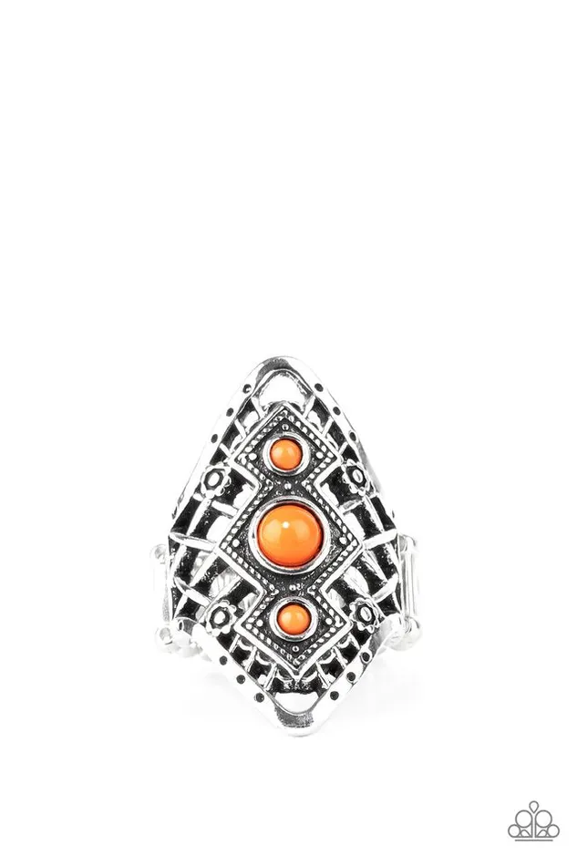 Rings Paparazzi Ring Desert Dreamland Orange Paparazzi Jewelry Rings Paparazzi Ring Desert Dreamland Orange Paparazzi Jewelry