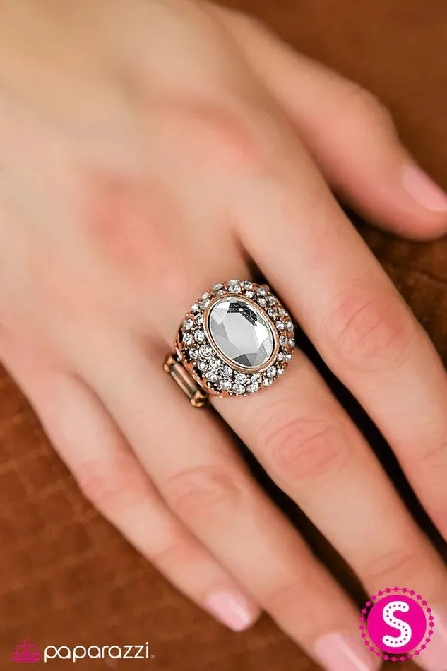Rings Paparazzi Ring Everyday Im Sparkling Copper Paparazzi Jewelry