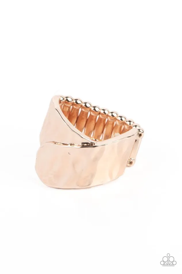 Rings Paparazzi Ring Hidden Troves Rose Gold Paparazzi Jewelry