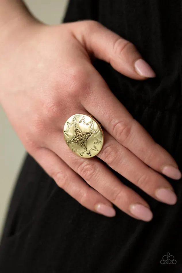 Rings Paparazzi Ring Rural Radius Brass Paparazzi Jewelry