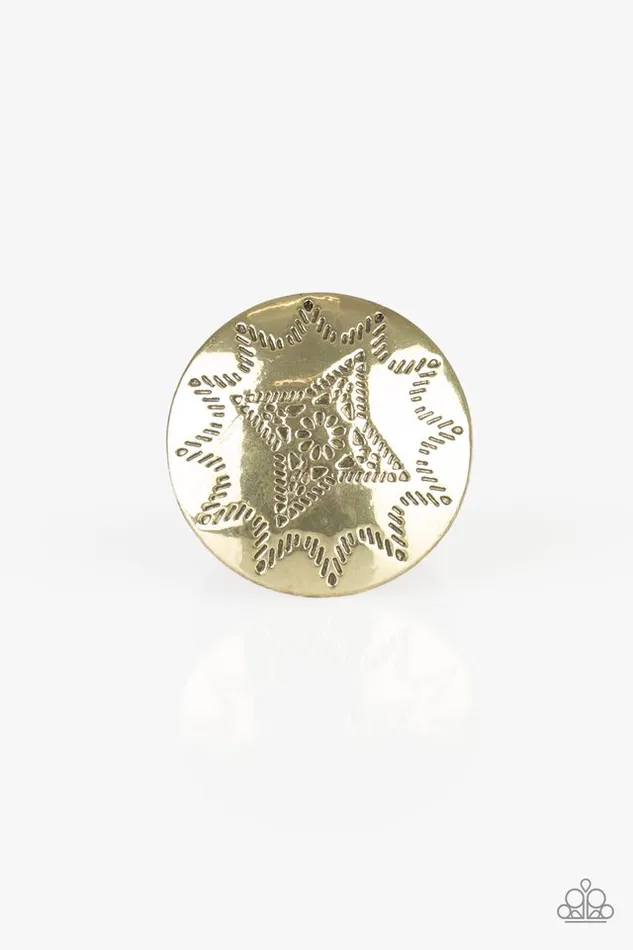 Rings Paparazzi Ring Rural Radius Brass Paparazzi Jewelry Rings Paparazzi Ring Rural Radius Brass Paparazzi Jewelry