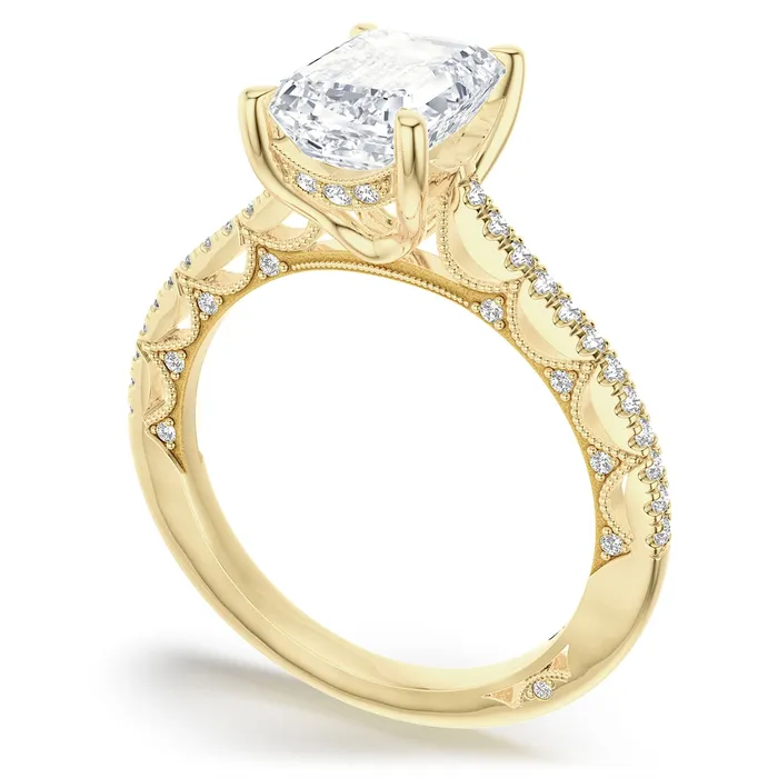 Rings Tacori Tacori 18K Yellow Gold Diamond Semimount Ring