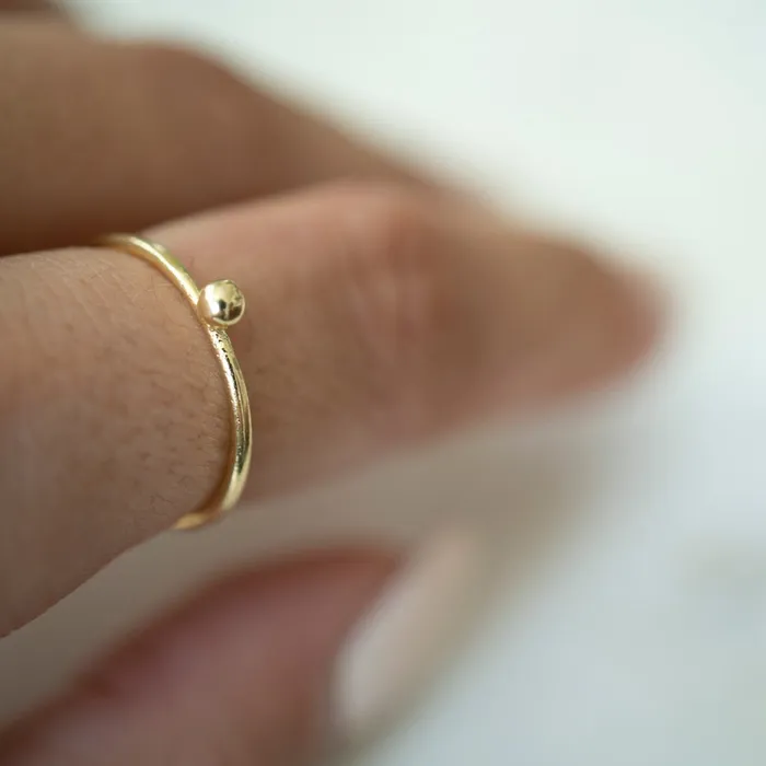 Rings TheRoseGypsy Gold Filled Dot Ring