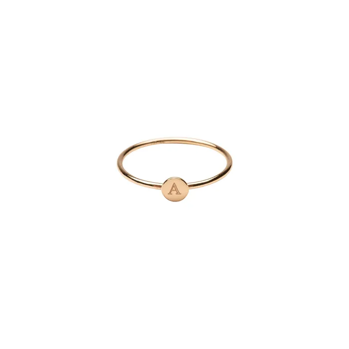 Rings TheRoseGypsy Gold Filled Flat Circle Ring