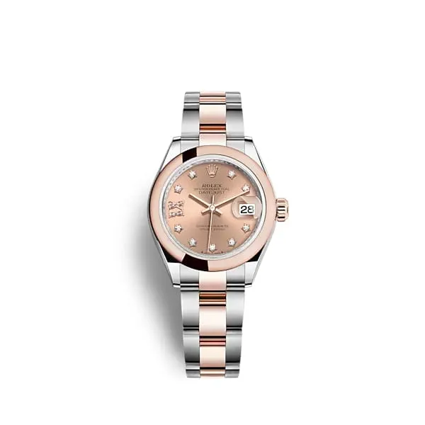 Rolex LadyDatejust 28mm Ref 2791610028 Rose Diamond Dial Two Tone Stainless Steel 18K Rose Gold Oyster Bracelet Womens Watch Rolex Bracelets Rolex LadyDatejust 28mm Ref 2791610028 Rose Diamond Dial Two Tone Stainless Steel 18K Rose Gold Oyster Bracelet Womens Watch Rolex Bracelets