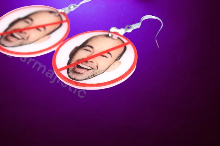Sam Makes Things Earrings READY TO SHIP I Hate Murr No Symbol Impractical Jokers Funny Meme Handmade Earrings Sam Makes Things Earrings READY TO SHIP I Hate Murr No Symbol Impractical Jokers Funny Meme Handmade Earrings