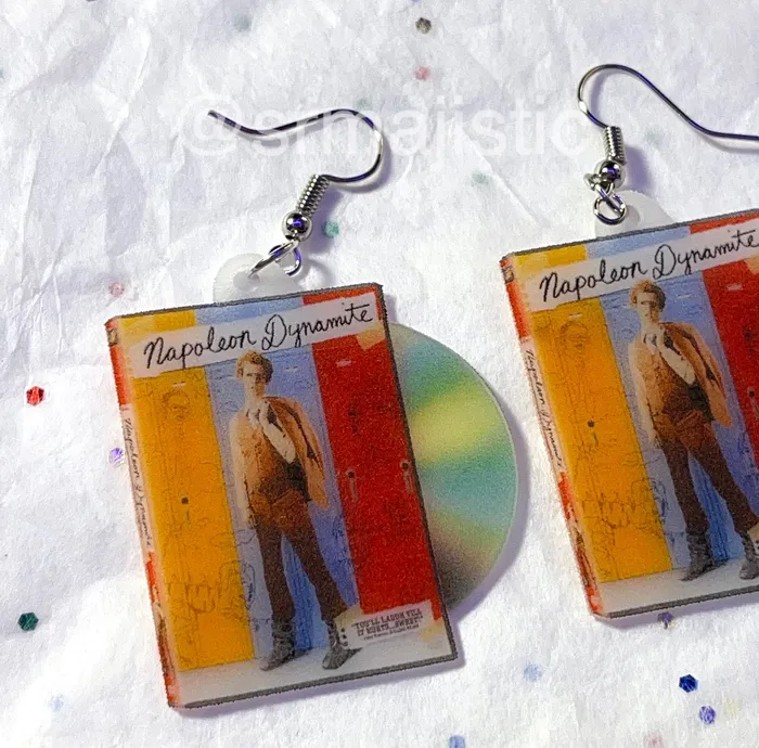 Sam Makes Things Napoleon Dynamite 2004 DVD 2D detailed Handmade Earrings Earrings