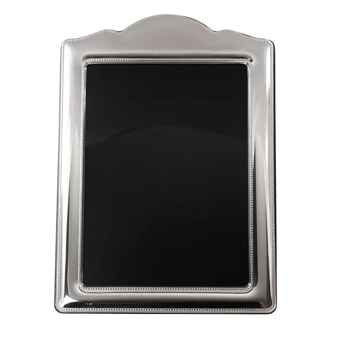Sterling Silver Beaded Vanity Border Picture Frame 5x7 Croghans Rings