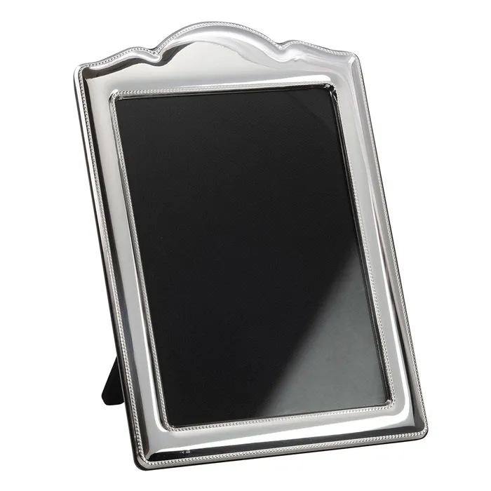 Sterling Silver Beaded Vanity Border Picture Frame 5x7 Croghans Rings