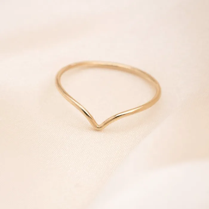 TheRoseGypsy Rings 14k Gold Chevron Ring