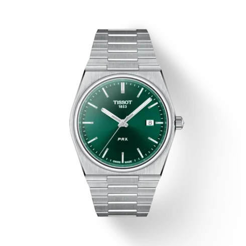 Tissot Bracelets Tissot PRX Green Dial Stainless Steel 40mm Quartz