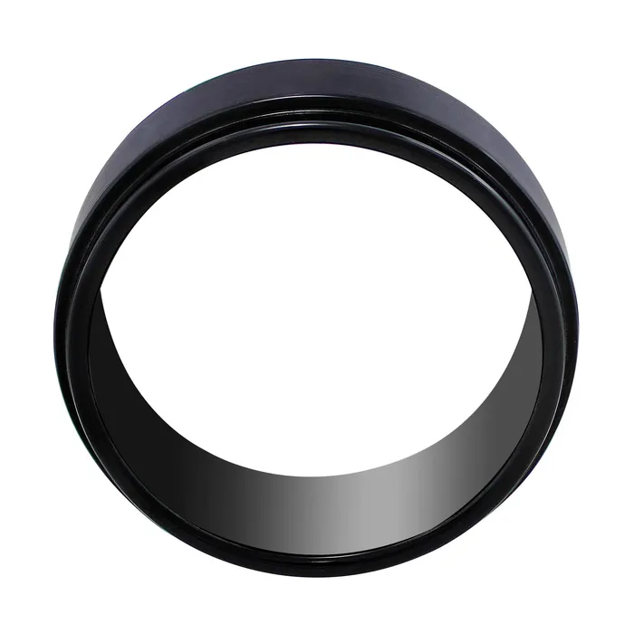 Triton Black Tungsten Carbide Band Rings