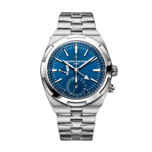 Vacheron Constantin Overseas Dual Time 41mm Ref 7900V110AB334 Blue Index Dial Stainless Steel Bracelet Vacheron Constantin Bracelets Vacheron Constantin Overseas Dual Time 41mm Ref 7900V110AB334 Blue Index Dial Stainless Steel Bracelet Vacheron Constantin Bracelets