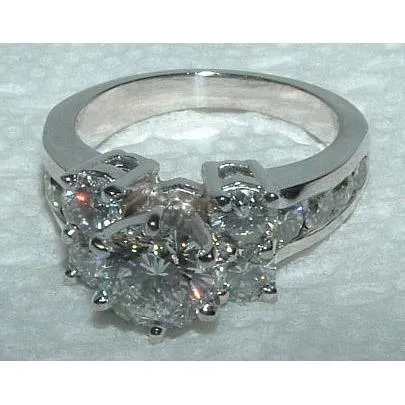 325 Ct Natural Earth Mined Diamond Engagement Ring Antique Style GB Rings