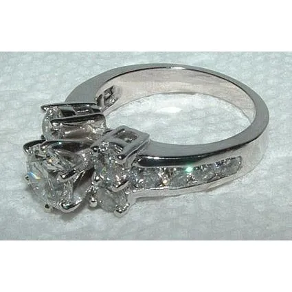 325 Ct Natural Earth Mined Diamond Engagement Ring Antique Style GB Rings