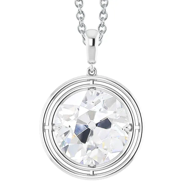 4 Carat Solitaire Round Natural Earth Mined Diamond Pendant HarryChadEntcom Necklaces 4 Carat Solitaire Round Natural Earth Mined Diamond Pendant HarryChadEntcom Necklaces