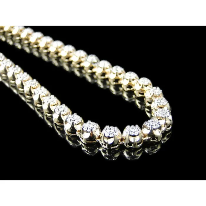 88 Ct Natural Earth Mined Diamond Mens Tennis Necklace 22 Inches Strand Yellow Gold 45 mm Wide GB Necklaces 88 Ct Natural Earth Mined Diamond Mens Tennis Necklace 22 Inches Strand Yellow Gold 45 mm Wide GB Necklaces