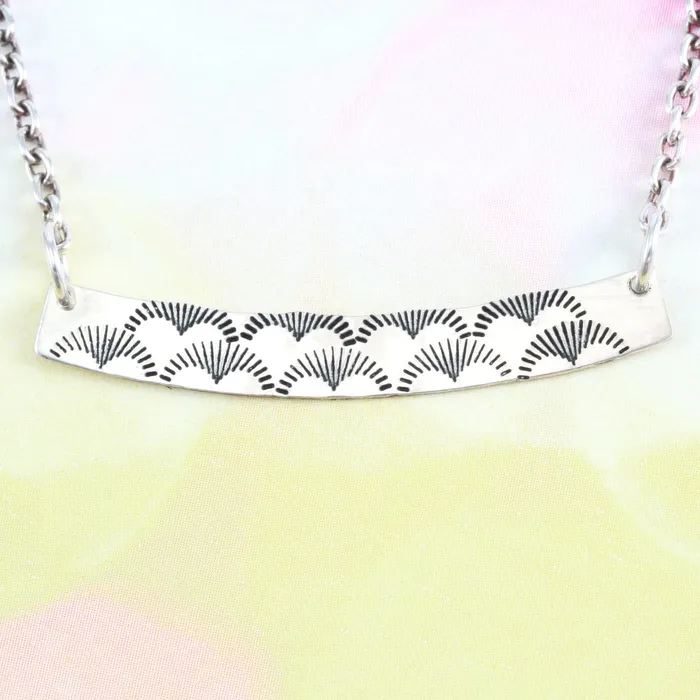AP Rings Sterling Silver Curved Rectangle Bar with Holes 40mm 157 x 5mm 20 24 Gauge