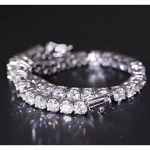 Bracelets GB Natural Earth Mined Diamond Tennis Bracelet 1250 Carats Women White Gold Jewelry Bracelets GB Natural Earth Mined Diamond Tennis Bracelet 1250 Carats Women White Gold Jewelry