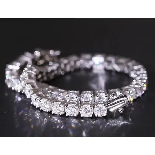 Bracelets GB Natural Earth Mined Diamond Tennis Bracelet 1250 Carats Women White Gold Jewelry Bracelets GB Natural Earth Mined Diamond Tennis Bracelet 1250 Carats Women White Gold Jewelry