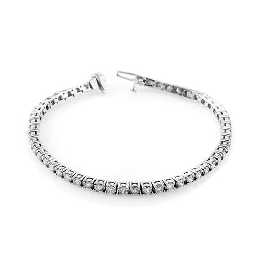 Bracelets GB Natural Earth Mined Diamond Tennis Bracelet Round Cut 6 Carats White Gold Jewelry Bracelets GB Natural Earth Mined Diamond Tennis Bracelet Round Cut 6 Carats White Gold Jewelry