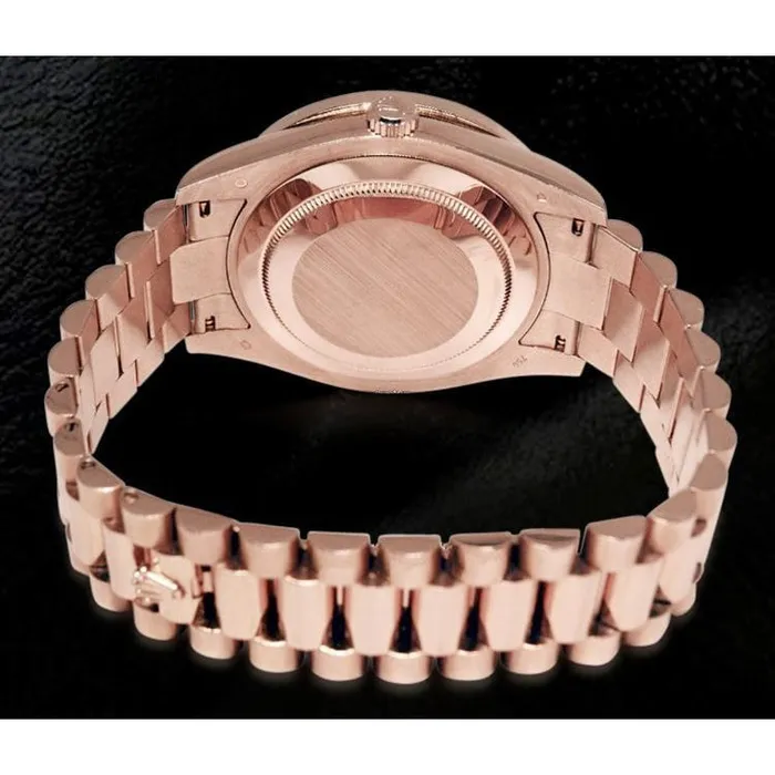 Bracelets GB Rolex Day Date Ii 41 Mm Diamond Men Watch Rose Presidential Bracelet