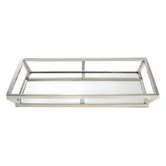 Bracelets Leeber Leeber Large Beam Mirrored Tray Silver Stainless Steel 2 x 10 x 16 Bracelets Leeber Leeber Large Beam Mirrored Tray Silver Stainless Steel 2 x 10 x 16
