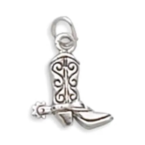 Charm Necklaces MMA MMA Cowboy Boot Charm