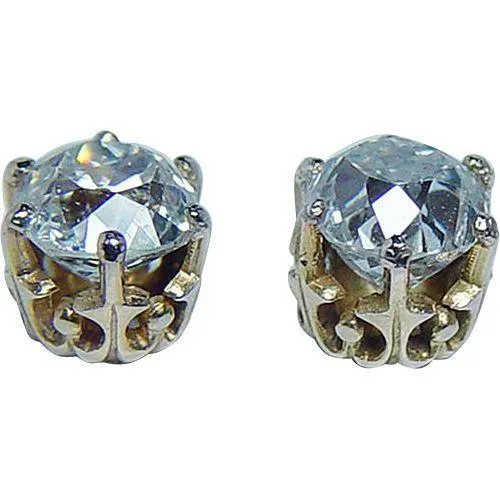 Earrings GB Old Miner Cut Real Natural Earth Mined Diamond Stud Women Earrings White Gold 14k 2 Carats Earrings GB Old Miner Cut Real Natural Earth Mined Diamond Stud Women Earrings White Gold 14k 2 Carats