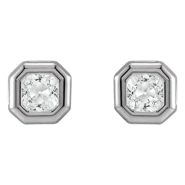 Earrings HarryChadEntcom Cushion Earth Mined Diamond Earrings For Men Earrings HarryChadEntcom Cushion Earth Mined Diamond Earrings For Men