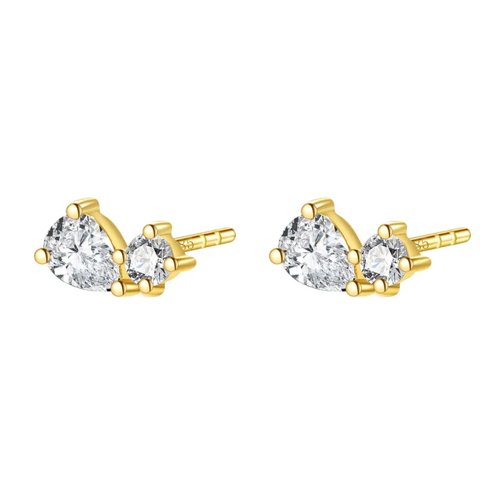 Earrings Hey Happiness Glow Stud Earrings 14K Gold