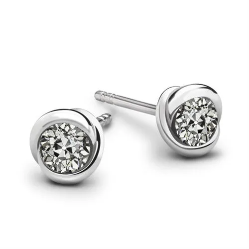 Earth Mined Diamond Round Old Cut Stud Earrings Twisted Bezel Set 2 Carats Jewelry HarryChadEntcom Earrings Earth Mined Diamond Round Old Cut Stud Earrings Twisted Bezel Set 2 Carats Jewelry HarryChadEntcom Earrings
