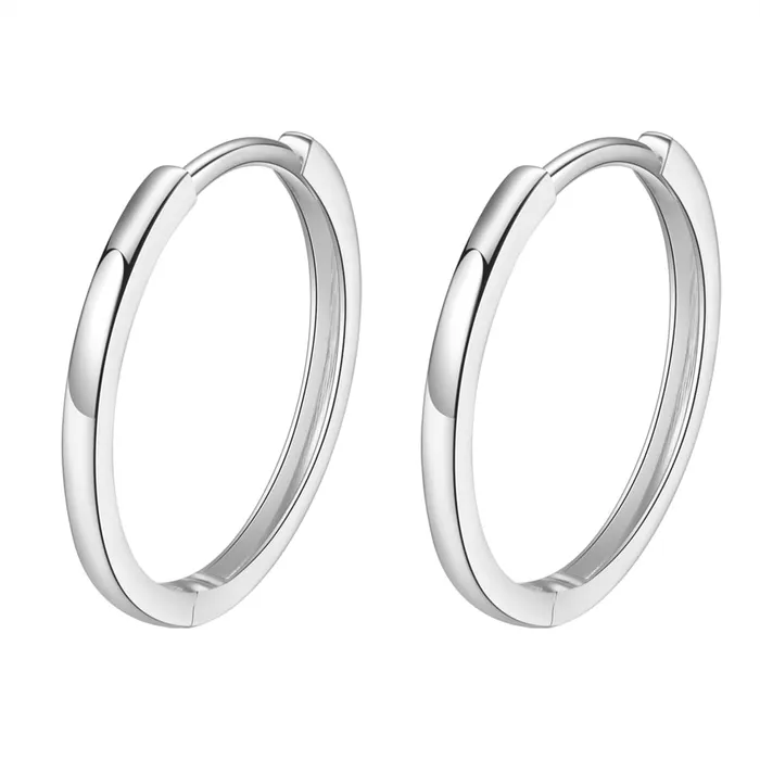 Eternal Hoop Earrings 14K Gold Hey Happiness Earrings Eternal Hoop Earrings 14K Gold Hey Happiness Earrings