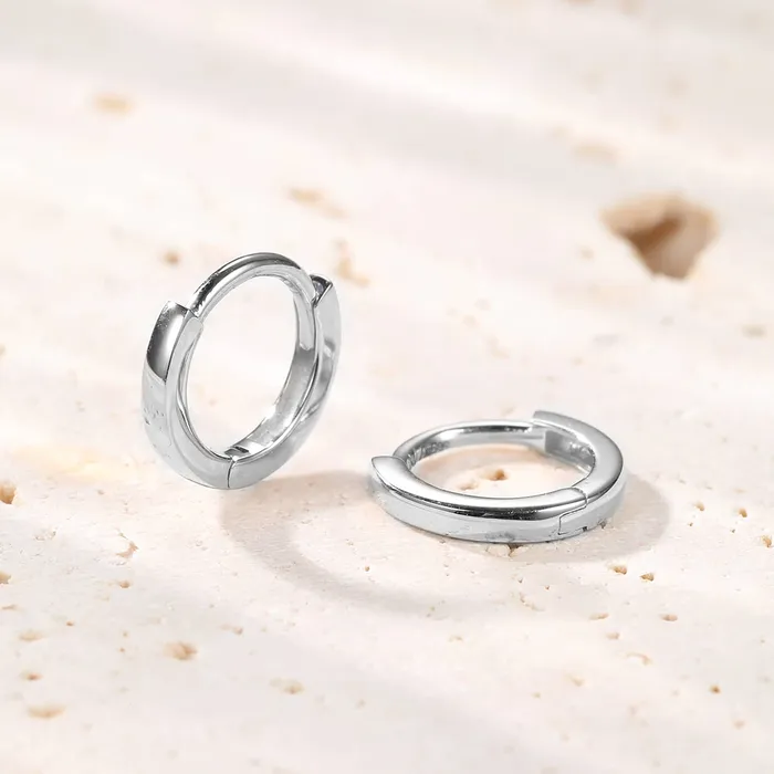 Eternal Hoop Earrings 14K Gold Hey Happiness Earrings Eternal Hoop Earrings 14K Gold Hey Happiness Earrings