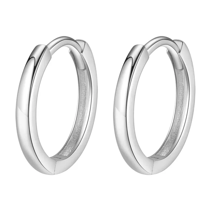 Eternal Hoop Earrings 14K Gold Hey Happiness Earrings Eternal Hoop Earrings 14K Gold Hey Happiness Earrings