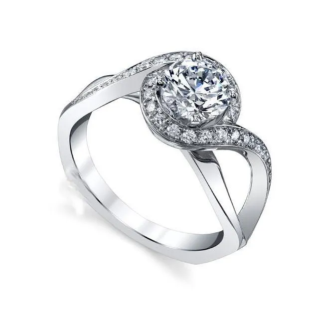 GB 250 Ct Womens Round Cut Natural Earth Mined Diamonds Solitaire Ring With Accents Rings GB 250 Ct Womens Round Cut Natural Earth Mined Diamonds Solitaire Ring With Accents Rings