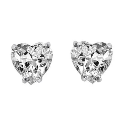 GB Earrings 130 Ct Heart Cut Natural Earth Mined Diamond Stud Earring Women Gold Jewelry GB Earrings 130 Ct Heart Cut Natural Earth Mined Diamond Stud Earring Women Gold Jewelry