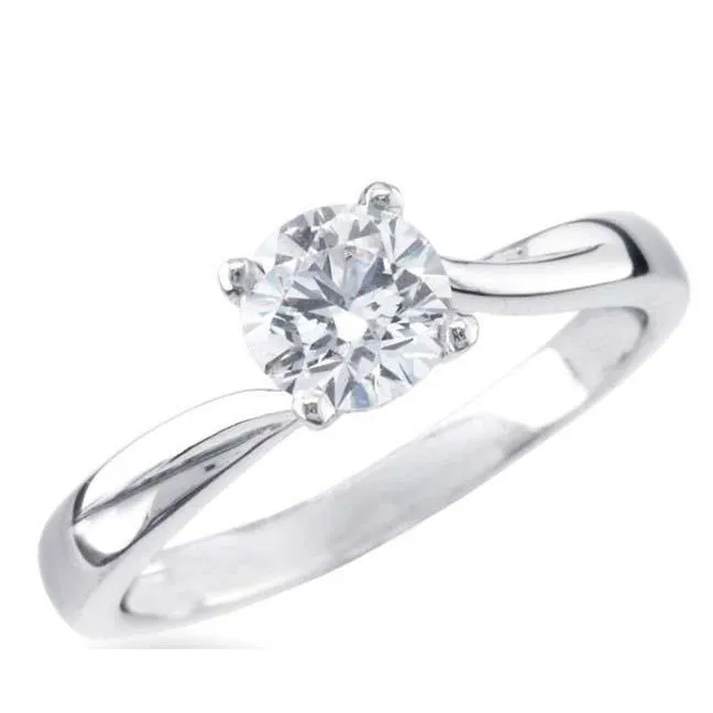 GB Rings 150 Carats Natural Earth Mined Diamond Engagement Solitaire Ring White Gold 14K GB Rings 150 Carats Natural Earth Mined Diamond Engagement Solitaire Ring White Gold 14K