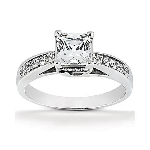 GB Rings Natural Earth Mined Diamond Engagement Cathedral Setting Ring Jewelry New