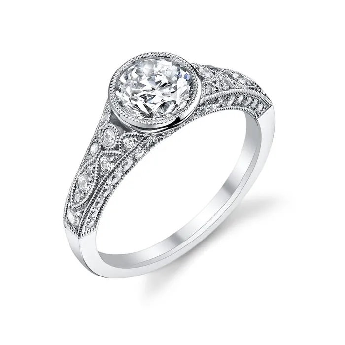 GB Rings Real Natural Earth Mined Diamond Engagement Ring Antique Style 290 Carats White Gold Bezel Set GB Rings Real Natural Earth Mined Diamond Engagement Ring Antique Style 290 Carats White Gold Bezel Set