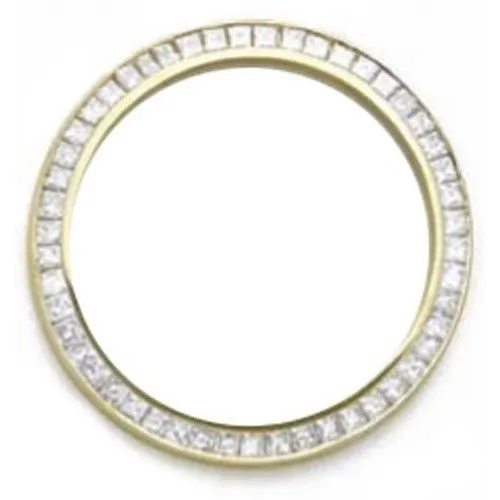GB Watches 250 Carats Princess Mined Diamond Bezel To Fit Rolex Datejust Watch YG 14K GB Watches 250 Carats Princess Mined Diamond Bezel To Fit Rolex Datejust Watch YG 14K