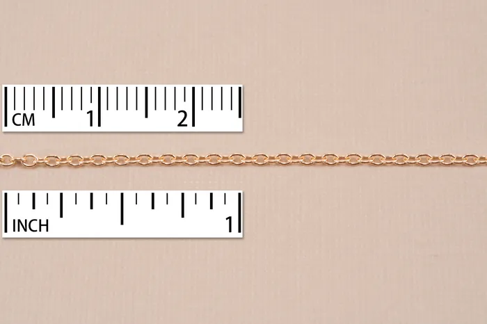 Gold Filled 15mm Cable Chain 16 Spring Ring Clasp RG Rings