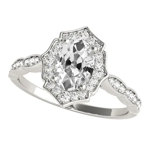 Halo Ring Oval Old Miner Natural Earth Mined Diamond Star Style Jewelry 5 Carats HarryChadEntcom Rings Halo Ring Oval Old Miner Natural Earth Mined Diamond Star Style Jewelry 5 Carats HarryChadEntcom Rings