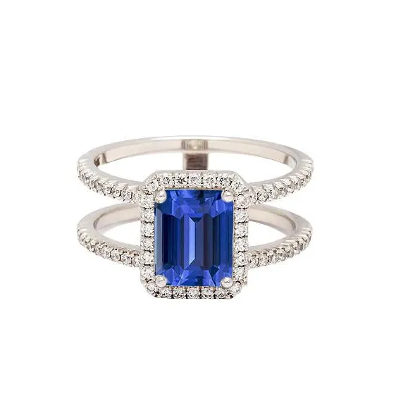 HarryChadEntcom Ceylon Sapphire Halo Engagement Ring 3 carats Natural Earth Mined Diamond Jewelry Rings HarryChadEntcom Ceylon Sapphire Halo Engagement Ring 3 carats Natural Earth Mined Diamond Jewelry Rings