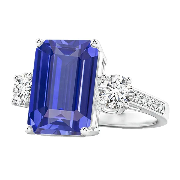 HarryChadEntcom Emerald Sapphire 3 Stone Wedding Ring 5 Carats Round Natural Earth Mined Diamonds Jewelry Rings HarryChadEntcom Emerald Sapphire 3 Stone Wedding Ring 5 Carats Round Natural Earth Mined Diamonds Jewelry Rings