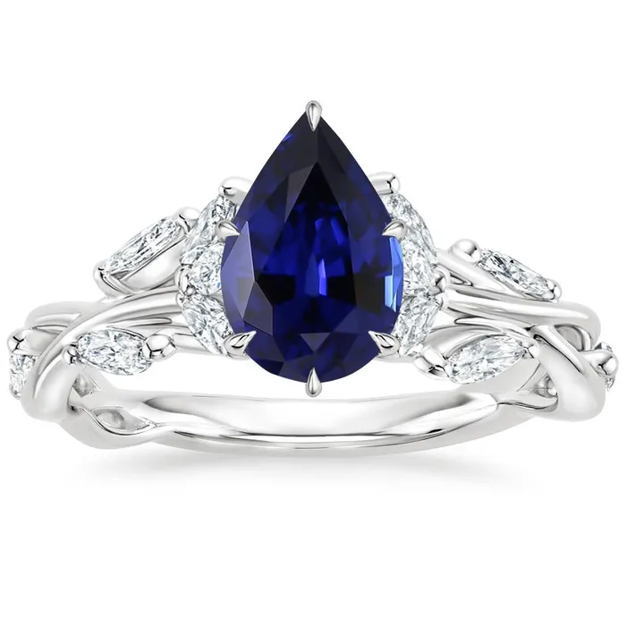 HarryChadEntcom Gold Gemstone Ring Pear Blue Sapphire Marquise Natural Earth Mined Diamonds 725 Carats Rings HarryChadEntcom Gold Gemstone Ring Pear Blue Sapphire Marquise Natural Earth Mined Diamonds 725 Carats Rings